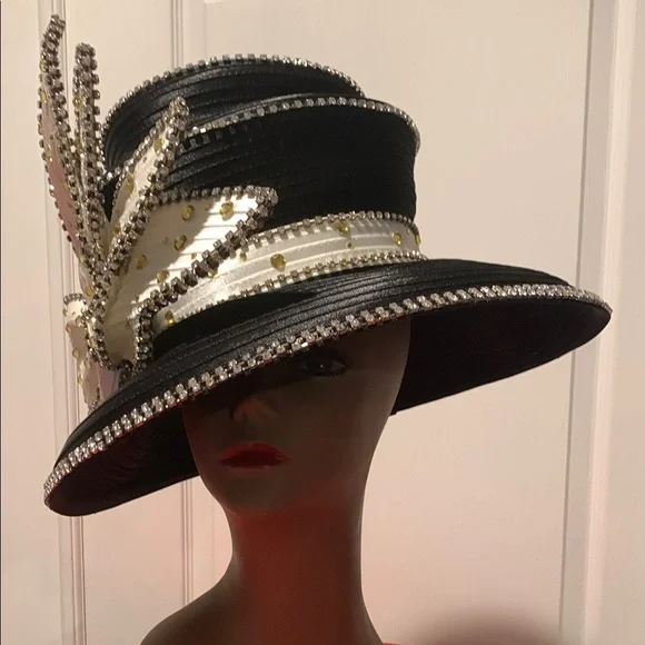 Accessories | Elegant Black And White Womens Hat With  display picture 2